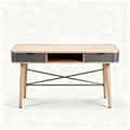 Bureau en bois et métal avec tiroirs dimensions 120 x 60 x 75cm
